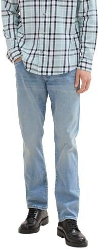 TOM TAILOR - Jean Droit Marvin - Stone Wash Denim - Voor Man