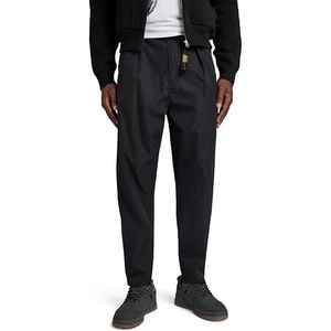 G-STAR RAW Geplooide chino riem relaxed, Zwart (Dk Black D24303-d517-6484), 29W / 34L