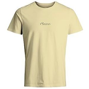 JACK & JONES T-shirt voor heren, Pastel Yellow, M