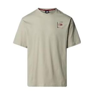 THE NORTH FACE NF0A89DA1I41 Heren Coordinates Tee S/S T-shirt voor heren, CLAY grijs, maat XS, Clay Grey, XS