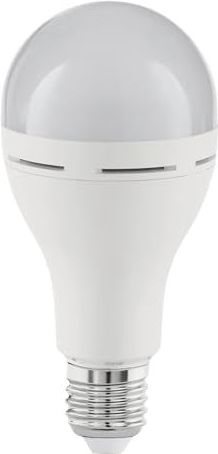 EGLO - E27 - LED-lamp - Noodlichtfunctie - Oplaadbare Batterij - 3000 K Warmwit