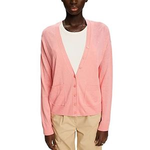 ESPRIT Dames 023EE1I305 gebreide jas, 670/roze, XXS, 670/pink., XXS
