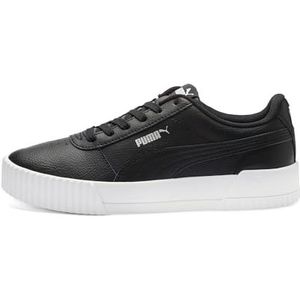 PUMA Women Carina L Sneakers, Puma Black-Puma White-Puma Silver, 42.5 EU