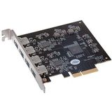 Sonnet Allegro Pro USB 3.1 PCIe Card (4 x 10 GB oplaadpoorten)