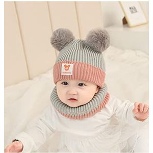 CM-Kid Uniseks Baby Cold Weather Hoed, Lichtgroene hoed en sjaal, 6-24 Maanden