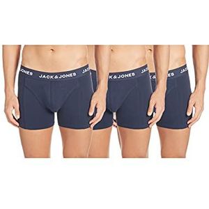 JACK & JONES Set van 3 boxershorts voor heren, blauw (Blue Nights/Blue Night - Blue), XXL