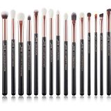 Jessup - T157 - Oogmake-up Kwastenset - Zwart - 15-delige Set