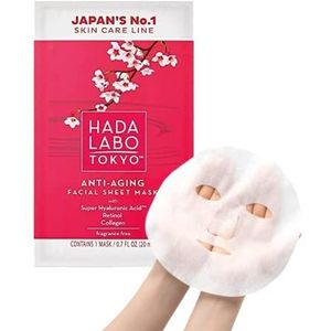 HADA LABO - Anti-Aging Facial Sheet Mask - 20 ml - Gezichtsmasker