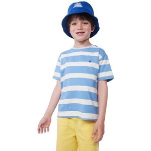 Petit Bateau T-shirt met korte mouwen voor kinderen en jongeren, Alaska/Lawine, 6 jaar