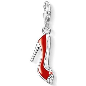 Thomas Sabo Damen-Charm Club-Anhänger Pumps/Schuh rot emailliert 925er Sterlingsilber 0301-007-10