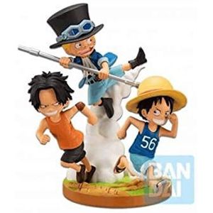 Banpresto One Piece Diorama Ichibansho figuren Luffy, Sabo en Ace