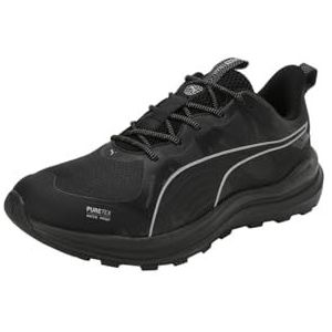PUMA Reflect Lite Trail PTX hardloopschoen voor dames, Puma Black PUMA Silver Cool Donkergrijs, 36 EU