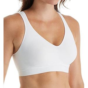 Bali Comfort Revolution Naadloze BH ComfortFlex Fit, vochtafvoerend, Wit, S