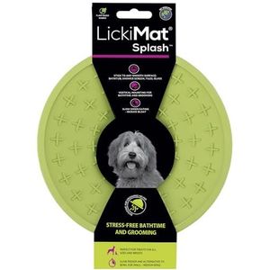 LICKIMAT - Hondenbak Splash Groen 19Cm - (645.5326)