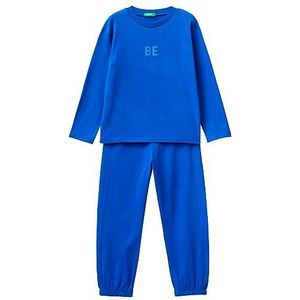 United Colors of Benetton Pig (shirt + broek) 37YW0P04Y pyjamaset, Bluette 36U, XXS uniseks kinderen en jongens, Bluette 36u, XXS