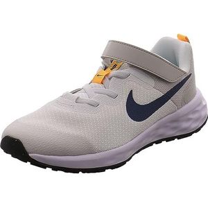 NIKE Revolution van jongens 6. Sneaker, Summit Wit Diffuus Blauw Licht Bot, 35 EU