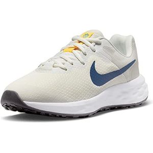 Nike Revolution 6 Nn (GS), gymnastiekschoenen, uniseks, kinderen, Summit White Diffused Blue Light Os, 18.5 EU