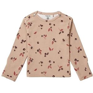 Noppies Baby Unisex Baby Tee Thorsby Long Sleeve Allover Print T-shirt, Light Taupe - N082, 50 cm