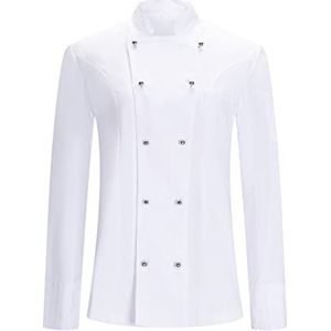 MISEMIYA - Koksjas voor dames, koksuniformen voor dames, keukenjas voor dames, uniform hospitality - Ref.848, Chef Jackets 848 - Wit, XL
