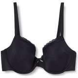HUGO Womenswear - Bralette - Zwart - Microvezel - Kanten Afwerking