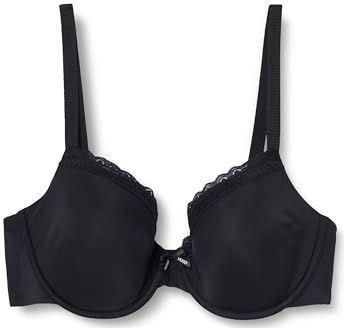 HUGO Womenswear - Bralette - Zwart - Microvezel - Kanten Afwerking