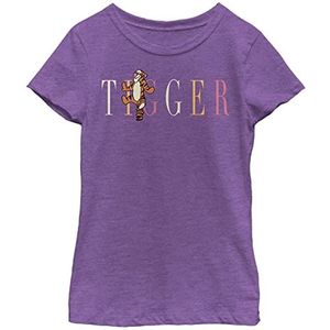 Disney Meisjes Winnie de Poeh - Tigger Fashion T-Shirt Printed, Purple Berry, XS