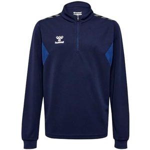 hummel HmlAuthentic Sweatshirt voor kinderen, uniseks, met halve rits