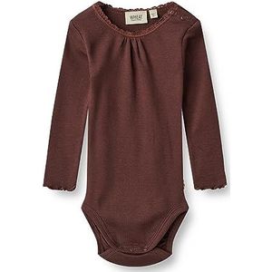 Wheat Uniseks pyjama voor baby's en peuters, 2118 aubergine, 56/1M