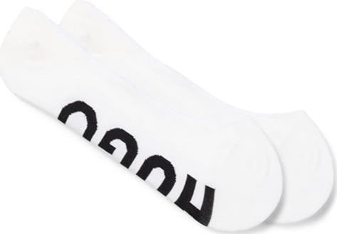 HUGO - Huissokken - Katoenrijke Stretchmix - Contrastlogo's