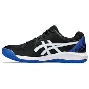 ASICS Gel-Dedicate 8 Clay, herensneakers, 40,5 EU, Black Tuna Blue, 40.5 EU