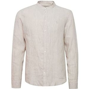 CASUAL FRIDAY Heren CFAnton LS CC 100% linnen Shirt hemd, 1545031/Chateau Gray Melange, XL, 1545031/Chateau Gray Melange, XL