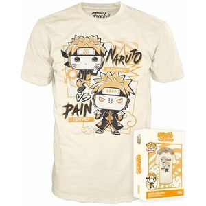 Funko Pop! Boxed Tee: Naruto - Naruto Uzumaki vs Pain Tendo - S