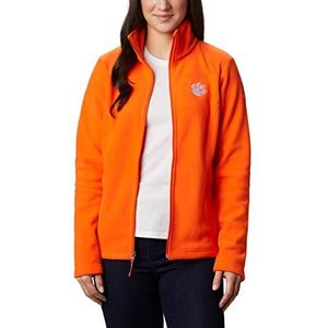 Columbia Dames Full Zip Jacket Collegiate Give and Go II Fleecejack met doorlopende ritssluiting, Cle - vonkoranje, XL