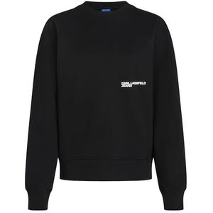 Karl Lagerfeld - Karlism Sweat - Sweatshirt - Zwart - Relaxed Fit