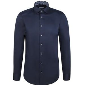 Seidensticker - 845539 - Chemise d'affaires - Blauw - Coupe ajustée