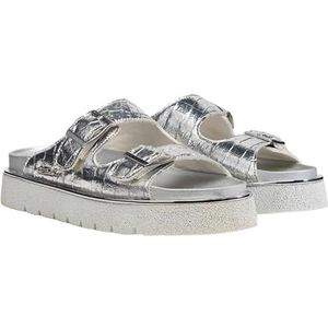 REPLAY Muddy Cocco damessandalen, 050 zilver, 37 EU, 050 Silver, 37 EU