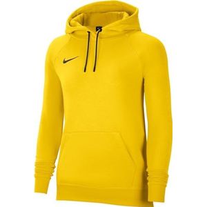 Nike Dames Sweater Met Capuchon W Nk Flc Park20 Po Hoodie, Tour Geel/Zwart/Zwart, CW6957-719, L