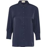 Cream - Nolacr Shirt Blouse - Total Eclipse - 50% Viscose, 40% Nylon, 10% Lyocell