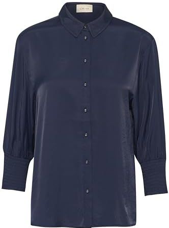 Cream - Nolacr Shirt Blouse - Total Eclipse - 50% Viscose, 40% Nylon, 10% Lyocell