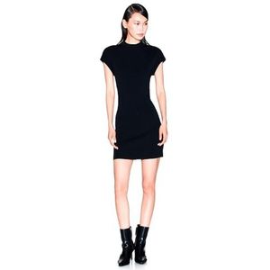 AIX Armani Exchange - XW000764AF10352UC001 - Zwarte Jurk - Casual - Korte Mouwen