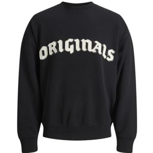 JACK & JONES Jormeadows Sweat Crew Neck, zwart, XL