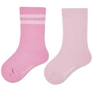 Sterntaler Unisex baby sokken DP Coolmax rib, Parelroze., 18 EU
