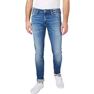 Pepe Jeans Finsbury Jeans voor heren, blauw (denim-HP7), 33W x 34L