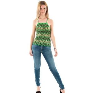 Morgan Bedrukte mesh top, Schuim, M