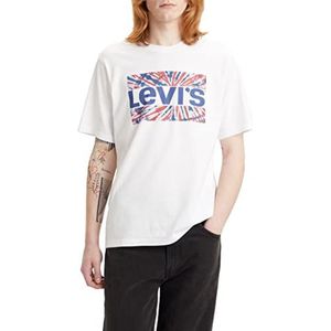 Levi's Ss Relaxed Fit Tee T-Shirt heren, Poster Caviar, XS