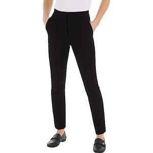 Tommy Hilfiger Vrouwen Bi-Stretch Enkel Slim Broek Geweven, Zwart, 72 NL