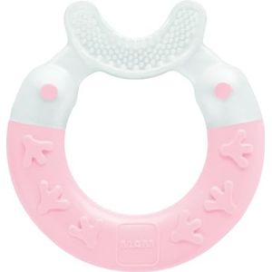 MAM Bite & Brush C136 Bijtring voor baby's vanaf 3 maanden, roze