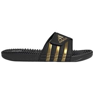 adidas Adissage Slippers uniseks-volwassene, Core Black Gold Metallic Core Black, 42 EU