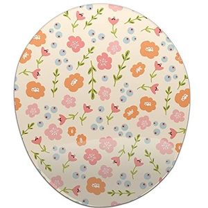 Bonamaison, Ergonomische muismat met polssteun, digitaal bedrukte muismat tegen schede problemen, antislip onderkant, voor kantoor en thuis, afmetingen: 20 x 23 cm
