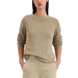 Marc O'Polo - Gebreide Damestrui - Bruin - Slim Fit